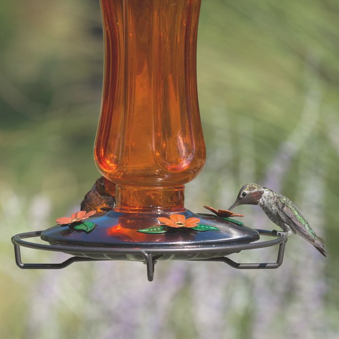 Perky Pet Carnival Glass Vintage Oriole Feeder 8135 2