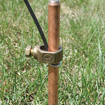 rod ground clamps zareba brass read accessories fence electric