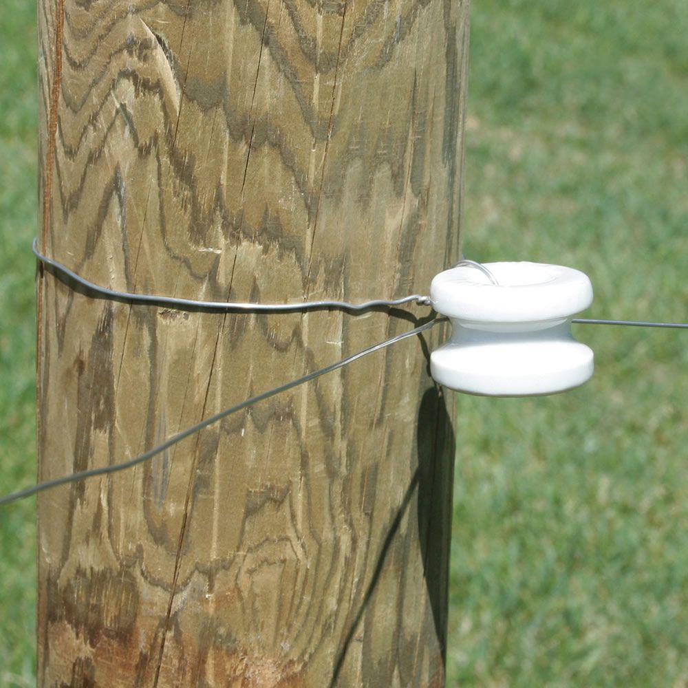 Procelain Corner Post Insulator 10 Pack