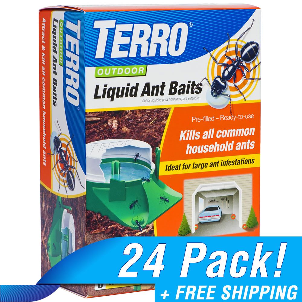 Outdoor Bulk Ant Control 24 Pack TERRO® Bait Stations