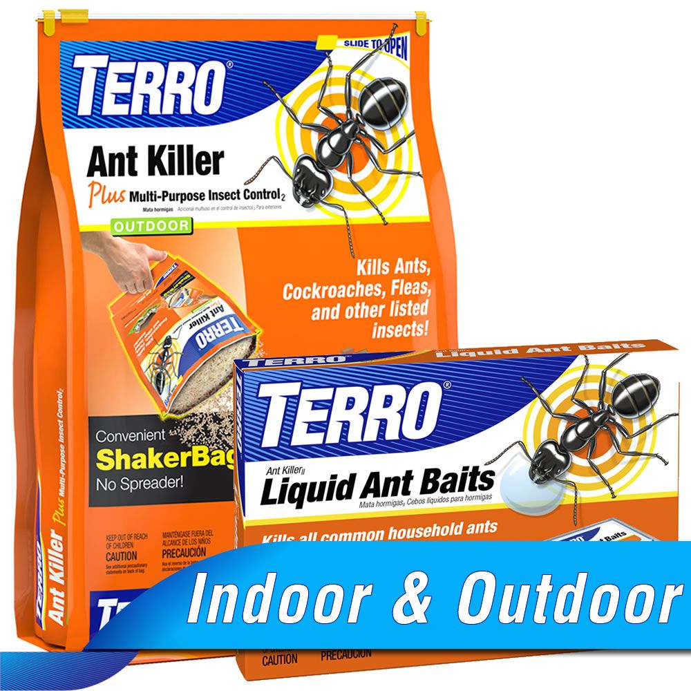 TERRO® Indoor Liquid Ant Baits & Outdoor Ant Killer Plus 