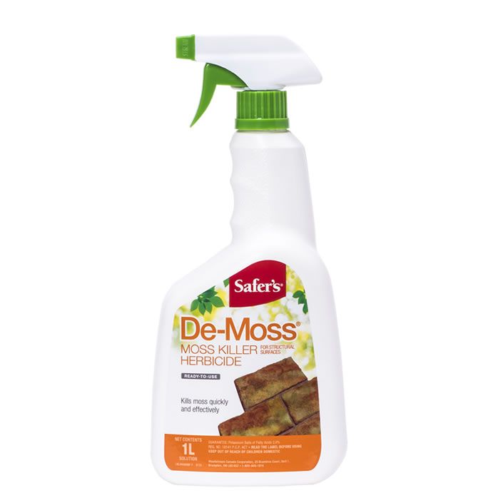 Safer's® De Moss Moss Killer RTU 1L 045068CAN Woodstream Brands