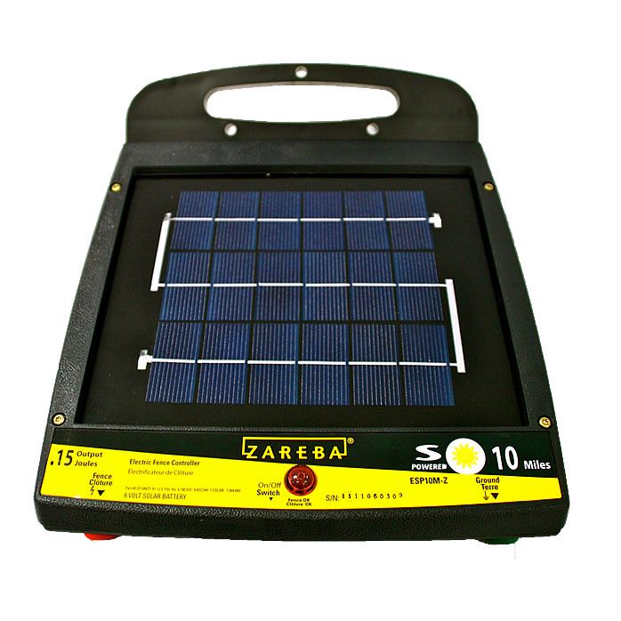 Zareba ESP10M-Z | 10 Mile Solar Fence Charger - Zareba