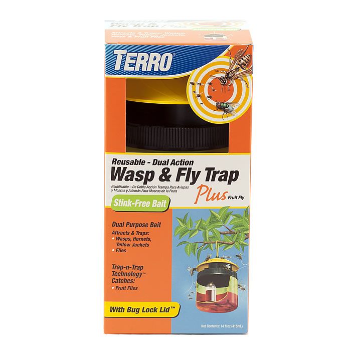 TERRO® Wasp Fly Trap Plus Fruit Fly