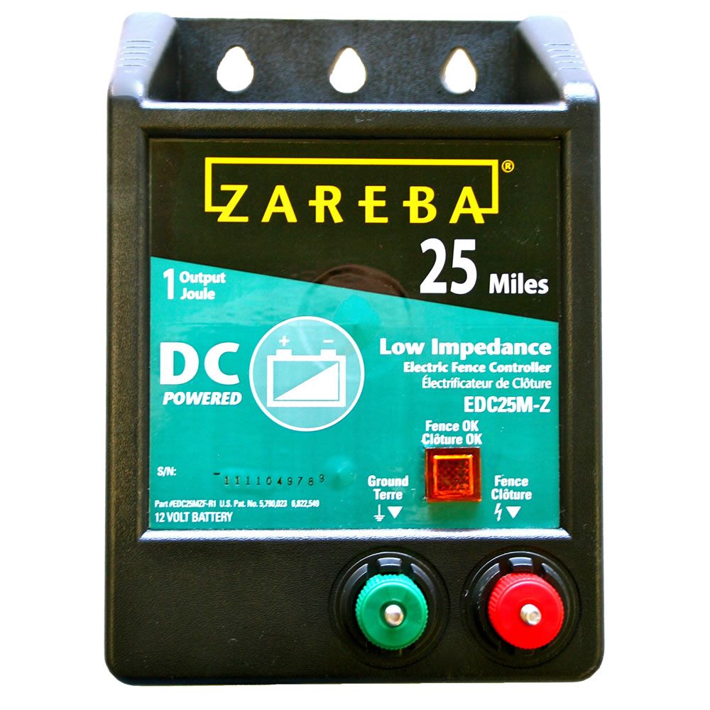 Zareba 25 Mile Battery Operated Low Impedance Fence Charger Model Edc25m Z