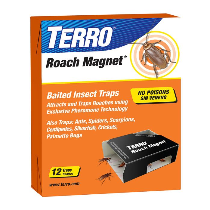 TERRO® Roach Magnet® Trap with Exclusive Pheromone Technology - 12 ...