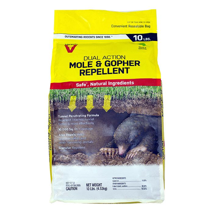 Victor® Mole Gopher Repellent - 10 lb Bag