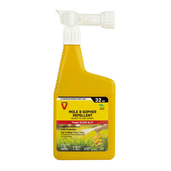 Victor® Spray pour cour répulsif à taupes et spermophiles - 1 bouteille